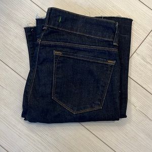 J Brand Love Story Pure Flare Denim Jeans Dark Wash Low Rise Flare Size 28